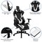 Emma and Oliver Z300 Gaming Racing Office Ergonomic PC Chair with Reclining Back and Footrest